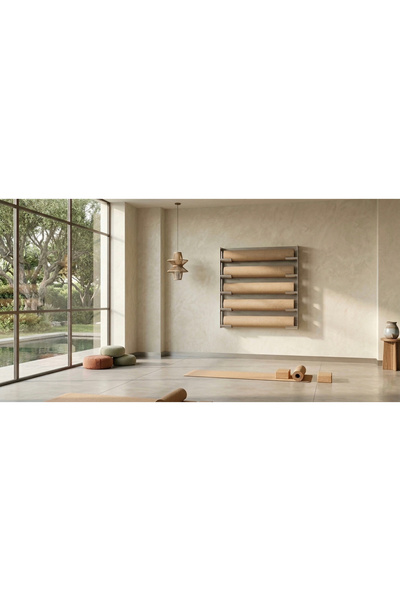 Rane Fitness Equipment Pilates Yoga Fitness Dekoratif Mat Rafı