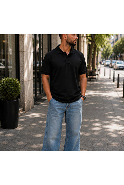 Ailton Erkek Polo Yaka Tişört Kısa Kollu Regular Fit Günlük Basic Pike Tişört