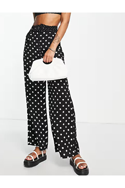 Evendi Pantaloni, Negru/Alb