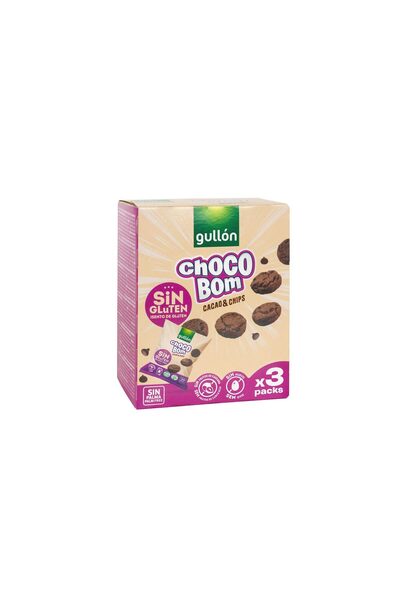 Gullon Glutensiz Kakolu Çikolata Parçacıklı Bisküvi 120g