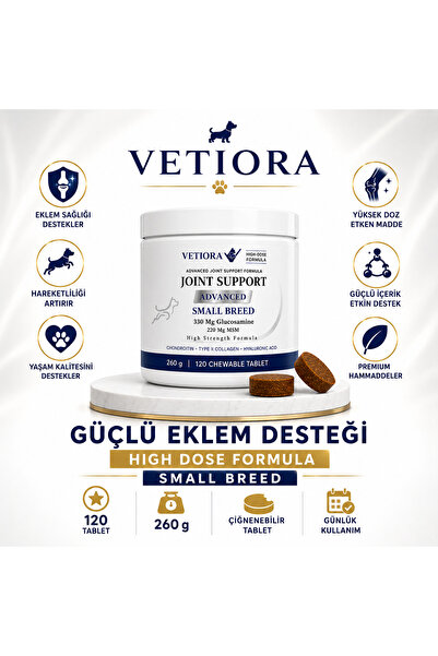 VETIORA Joint Support Advanced Küçük Irk Köpeklere Özel Yüksek Doz Mobilite V...