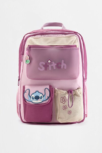 LEFTIES X Stitch © Disney Çok Cepli Sırt Çantası