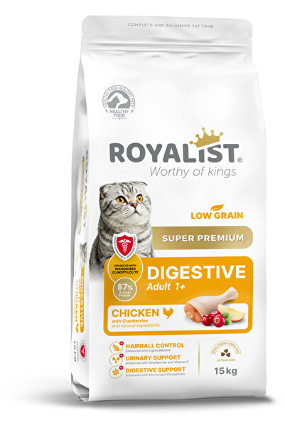 Royalist Pisica Digestive Super Premium cu pui - hrana uscata pentru pisici a...