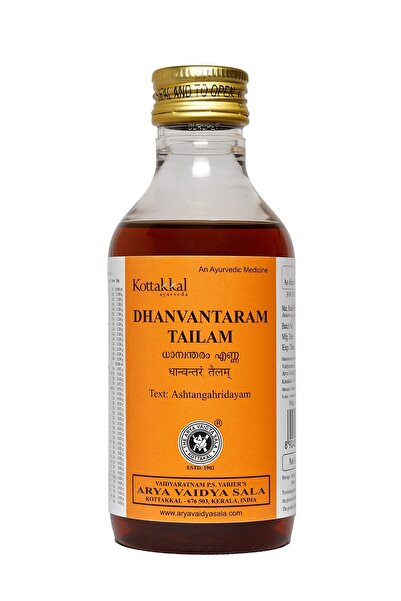 Kottakkal ayurveda® Dhanvantaram Tailam - 200 ml, Enriched With Goodness of H...