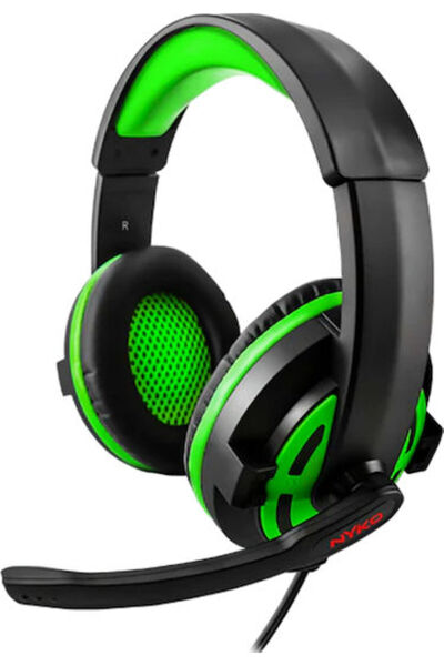 Nyko NX-2600 Ακουστικά Gaming Υπεραυτικά με Συνδεσιμότητα 3.5 χιλιοστών, Πράσ...