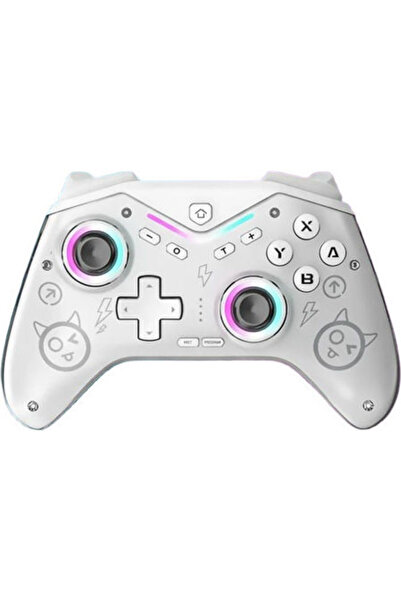 OEM Deep Explorer Ασύρματο Χειριστήριο για Switch / Switch 2 Λευκό Σπινθηροβόλο