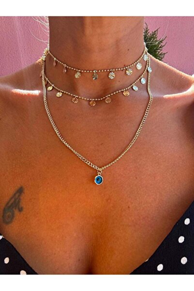 neslyaccessories 14k Gold Göz Kolye