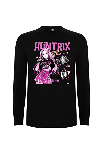Ingift KPop Huntrix Κυνηγοί Δαιμόνων Ουνισέξ Βαμβακερό Μακρυμάνικο Μπλουζάκι