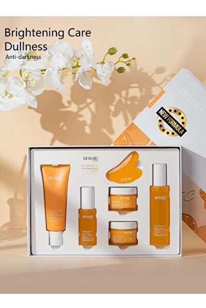 DR.RASHEL DR. RASHEL Vitamin C Active Brightening Skin Care Set 6 Pcs Cleanse...