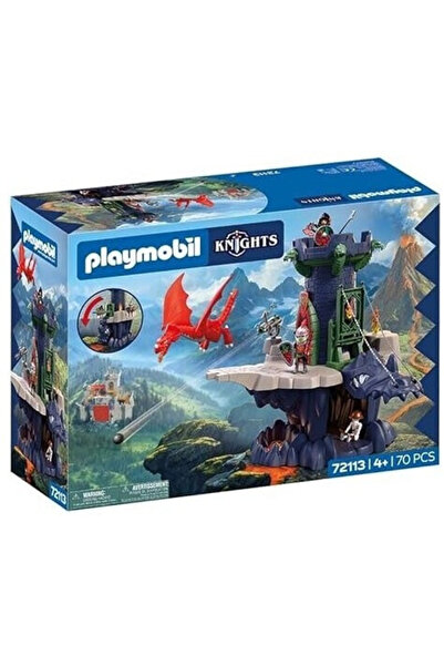 Playmobil Ιππότες Δράκοι Κάστρο του Ιππότη Δράκου - 72113