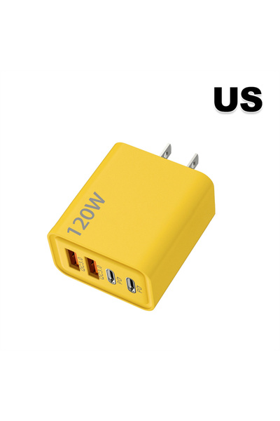 Choice1 US 120W 4 Ports USB C Charger PD3.0 Fast Charging Type C Phone Charge...