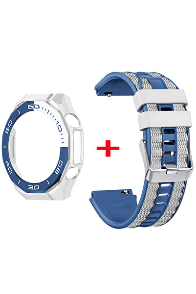Choice1 Huawei Ultimate 2 SUWUW Silicone Strap+PC Hollow Casefor Watch Ultima...