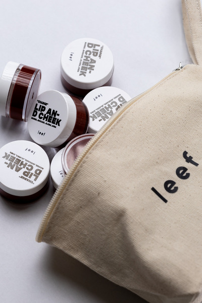 Leef Lip & Cheek Balm 4'lü Set | Charm Charge Change Champ | Krem Allık Lip Tint + Aplikatör Çanta Hediyeli