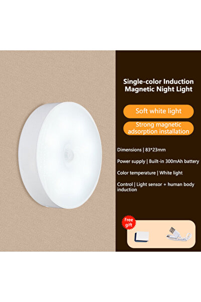 choice2 White Light Intelligent Sensing Night Light LED Night Light with Digi...
