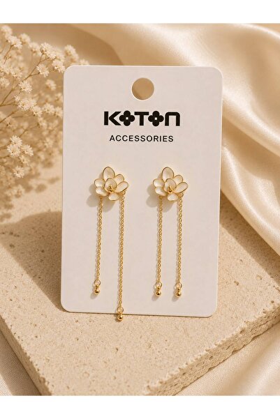 Koton Sallantılı Çiçek Küpe