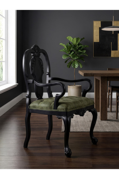 Gazzini Furniture Versay Fransız Still Klasik Ahşap Berjer