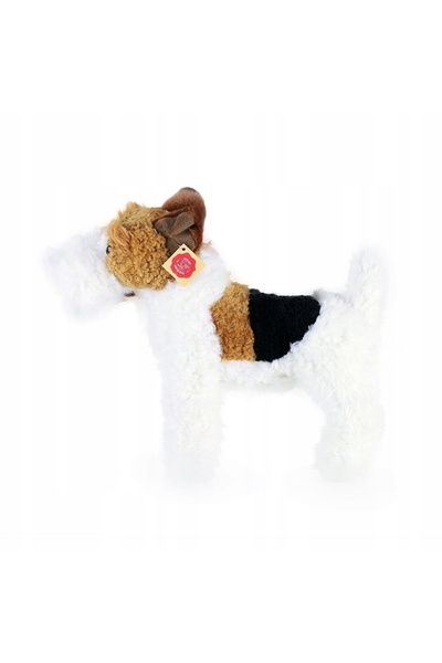 Rappa Jucărie de pluș Fox Terrier, 30 cm, ecologică, pentru copii