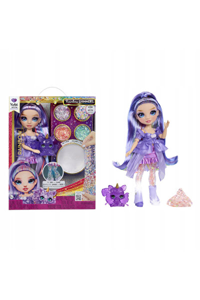 Rainbow High Păpușă Fiolet Lalka strălucitoare VIOLET Shimmers Slime 28 cm 12...