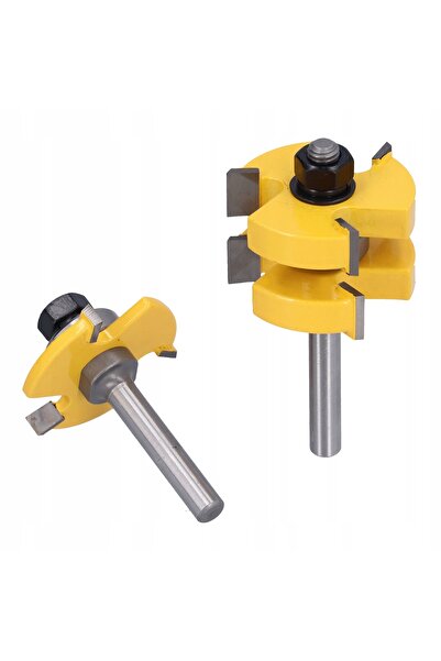 NO BRAND Freză pentru lemn, pentru îmbinare cu nut și feder, 33 mm, tija de 8 mm