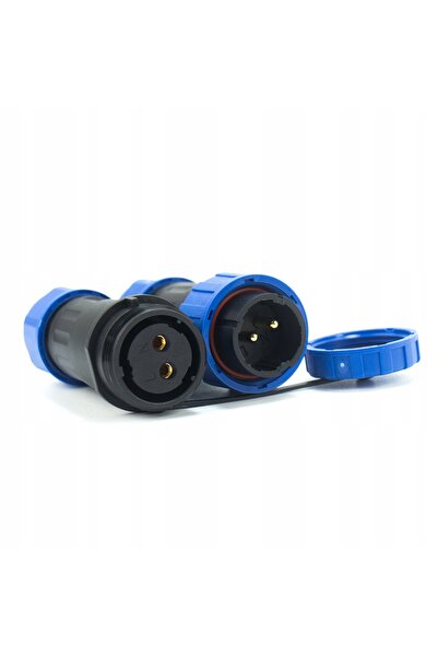 NO BRAND Conector impermeabil cu 2 pini, tip aviație, priză și cablu, 25A