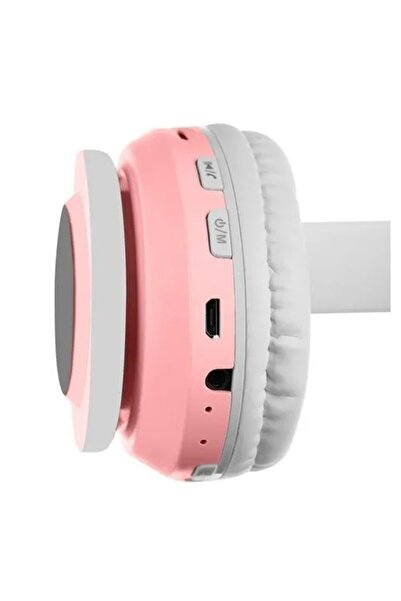 NO BRAND Căști Bluetooth fără fir cu urechi de pisică, pliabile, Z-B39, roz.