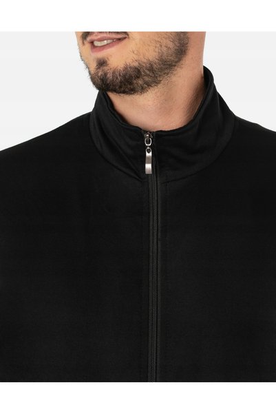 NO BRAND Hanorac sport din bumbac, casual, pentru bărbați, cu fermoar frontal...