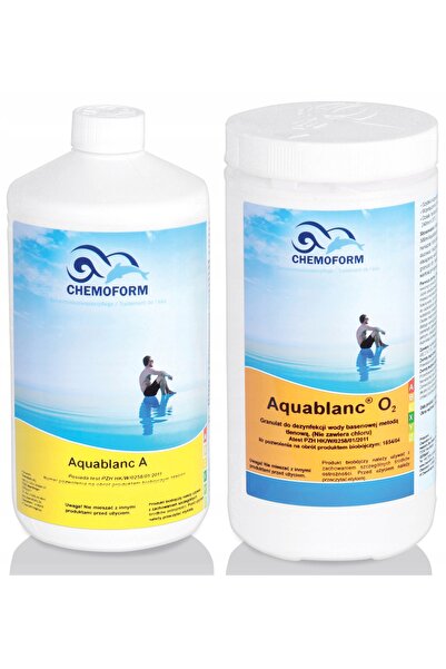NO BRAND Oxigen Activ Aquablanc A+O2 2X1Kg Chimie pentru Piscine Jacuzzi Fără...