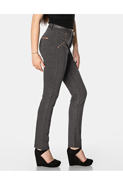 NO BRAND Pantaloni eleganți de ocazie pentru femei, model chino, talie înaltă...