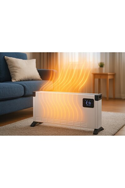 NO BRAND CONVECTOR ELECTRIC CU TERMOSTAT 2000 W TURBO, cu aplicație WiFi TUYA