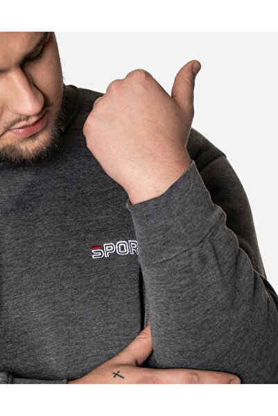 NO BRAND Hanorac termic călduros pentru bărbați, din microfleece, mărime mare...