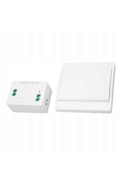 NO BRAND Întrerupător de lumină fără fir autoalimentat AC 110V-230V + Receptoare