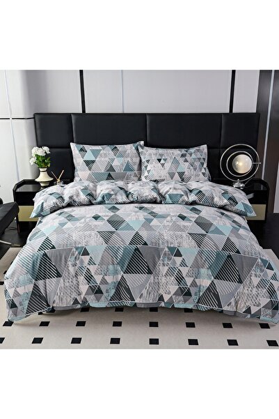 NO BRAND Lenjerie de pat groasă din flanelă 3D, 160x200, set pilotă și fețe d...