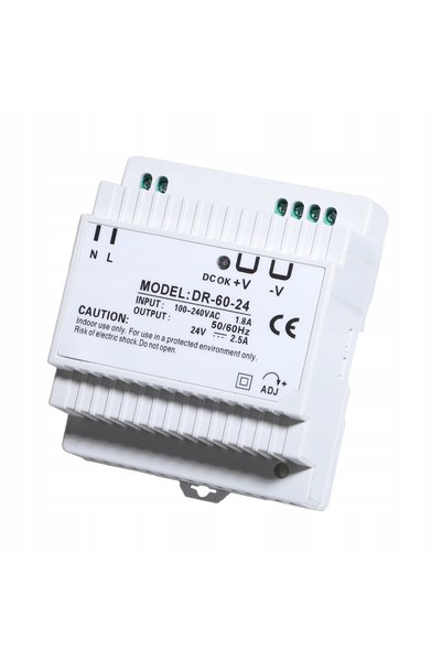 NO BRAND Th35 2.5a 60w 24v sursă de alimentare în comutație pentru șină DIN, ...