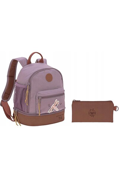 NO BRAND Rucsac mic pentru copii, școlar, cu buzunar pentru sticlă și gustări