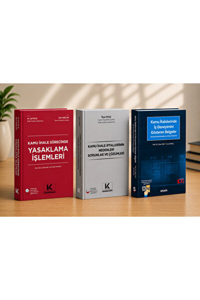 Kamu İhale Hukuku ve Süreç Yönetimi Seti - İhale İptalleri & Yasaklama & İş Deneyim Belgeleri
