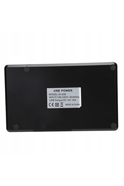 NO BRAND Adaptor de alimentare USB cu 10 porturi, încărcător 5V 12A