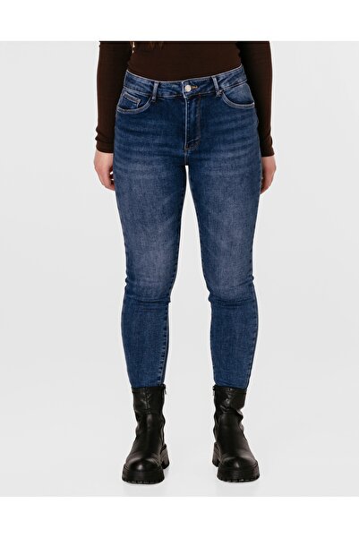 NO BRAND Pantaloni călduroși de damă, blugi călduroși cu microfleece 38703 31
