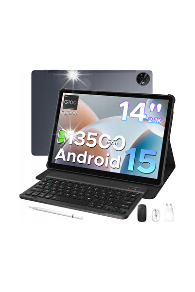 NO BRAND Tabletă Doogee Tabe3Max de 14 inch cu tastatură 8GB/256GB 13500mAh A...