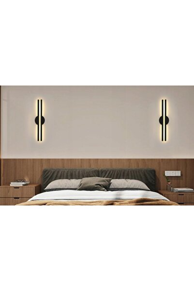 NO BRAND Aplică de perete LED neagră modernă stil Loft 18W 3000/4500/6500K