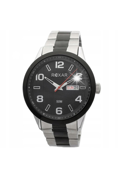 NO BRAND Ceas Roxar cuarț, carcasă 44mm, cu brățară