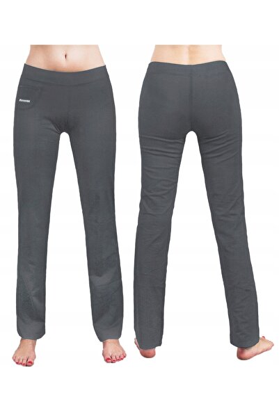 NO BRAND Pantaloni sport de damă, trening din bumbac, pentru antrenament, Ren...
