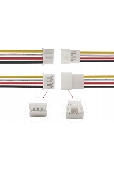 NO BRAND 5 Perechi Set Conectori Micro JST PH 2.0 cu 4 Pini și Cablu de 10cm ...