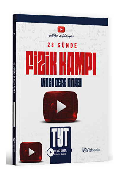 Alan Yayınları Yılmaz Kartal İle Fizipedia TYT Fizik 28 Günde Video Ders Kitabı