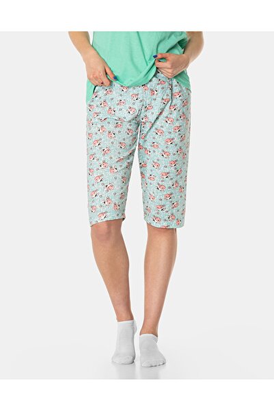 NO BRAND Pijamale subțiri de damă, tricou cu mânecă scurtă și pantaloni scurț...