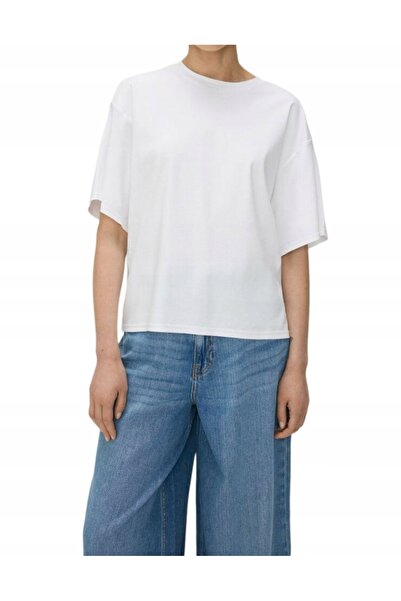 NO BRAND Tricou clasic alb, simplu, de bază, cu mânecă scurtă, supradimension...