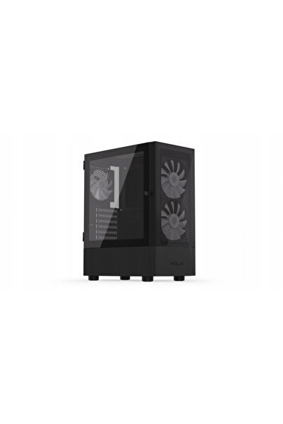 NO BRAND Carcasă ATX Krux Vako RGB, ATX, mATX, 3 ventilatoare ARGB, CPU de 159mm