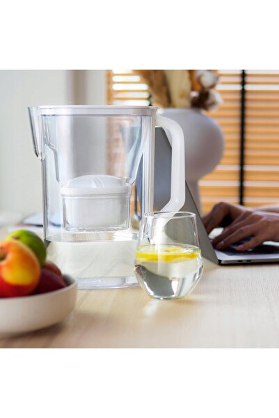 NO BRAND Wessper D3 Slim 2,7L Cană filtrantă albă + 10 filtre