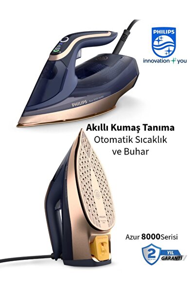 Philips OptimalTEMP Akıllı Sensörlü Kumaşa Göre Isı Ayarlayan teknoloji Azur ...