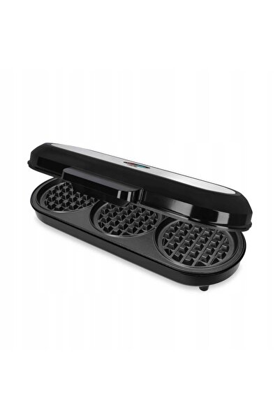 NO BRAND Aparat de făcut vafe pentru 3 mini vafe, cu diametrul de 13 cm, mic.