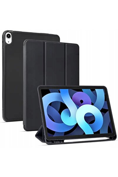 NO BRAND Husă magnetică pentru Apple iPad Air 4/5 10.9 " Negru + Sticlă